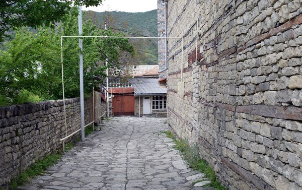 Работы по газификации села Лагидж Исмаиллинского района - Sputnik Азербайджан