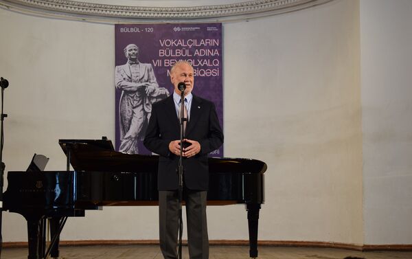 Открытие VII Международного конкурса вокалистов имени Бюльбюля в Азербайджанской государственной филармонии - Sputnik Азербайджан