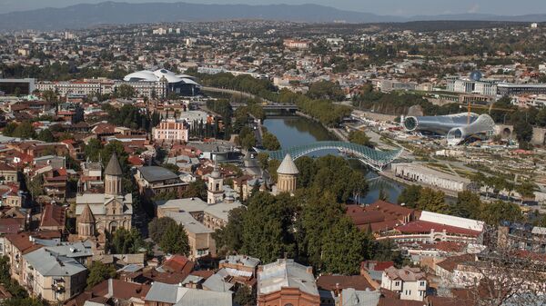 Вид на город Тбилиси - Sputnik Azərbaycan
