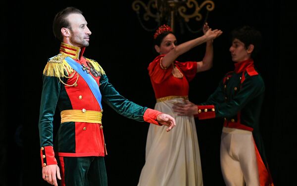 Генеральная репетиция балета Джавад хан - Sputnik Азербайджан