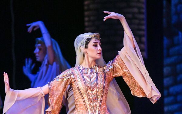Генеральная репетиция балета Джавад хан - Sputnik Азербайджан