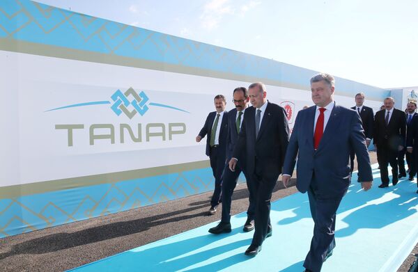 Церемония открытия газопровода TANAP Церемония открытия газопровода TANAP - Sputnik Азербайджан