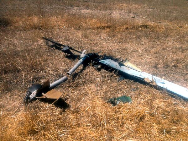 Уничтоженный подразделениями ВВС Азербайджана тактический БПЛА X-55, принадлежащий ВС Армении Уничтоженный подразделениями ВВС Азербайджана тактический БПЛА X-55, принадлежащий ВС Армении - Sputnik Азербайджан