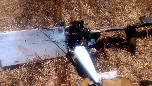 Ermənistan silahlı qüvvələrinə məxsus X-55 taktiki pilotsuz uçuş aparatı vurulduqdan sonra - Sputnik Azərbaycan