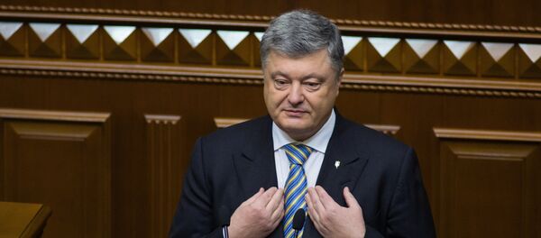 Президент Украины Петр Порошенко - Sputnik Азербайджан