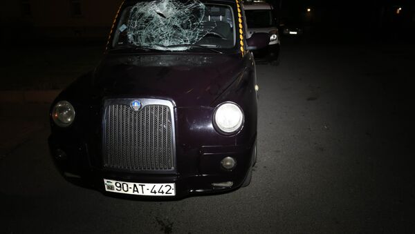 Bakıda London taksisi piyadanı vurub - Sputnik Azərbaycan
