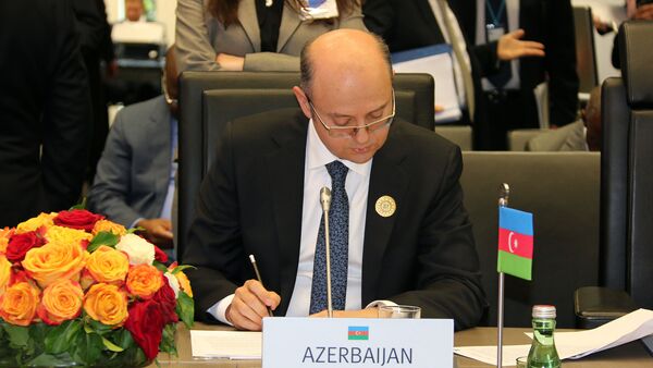 Министр энергетики АР Парвиз Шахбазов на заседании ОРЕС+ - Sputnik Азербайджан