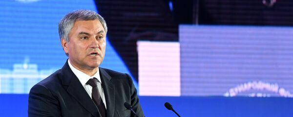 Председатель Государственной Думы РФ Вячеслав Володин Председатель Государственной Думы РФ Вячеслав Володин - Sputnik Азербайджан