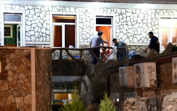 Убийство в отеле Гранд, расположенном в Бинагадинском районе Баку - Sputnik Азербайджан