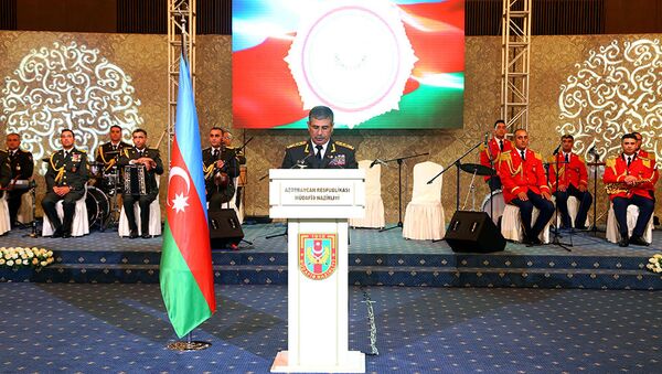 Состоялась торжественная церемония в связи с Днем Вооруженных Сил - Sputnik Азербайджан