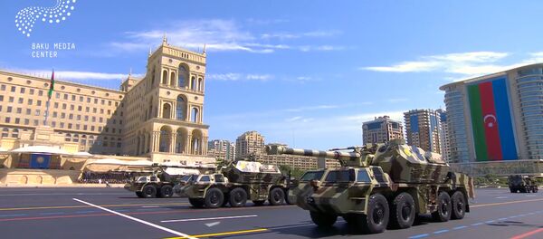 Кадры с военного парада в Баку: как это было - Sputnik Азербайджан