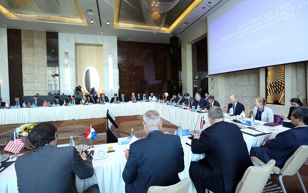 Заседание Международной контактной группы по Афганистану в Баку - Sputnik Азербайджан