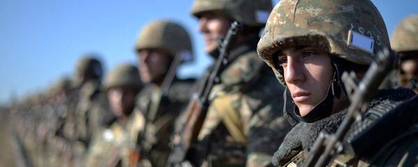 Военнослужащие Армении, архивное фото - Sputnik Азербайджан