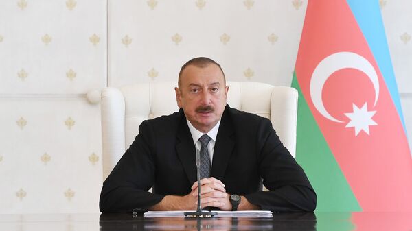 Президент Азербайджана Ильхам Алиев  - Sputnik Азербайджан