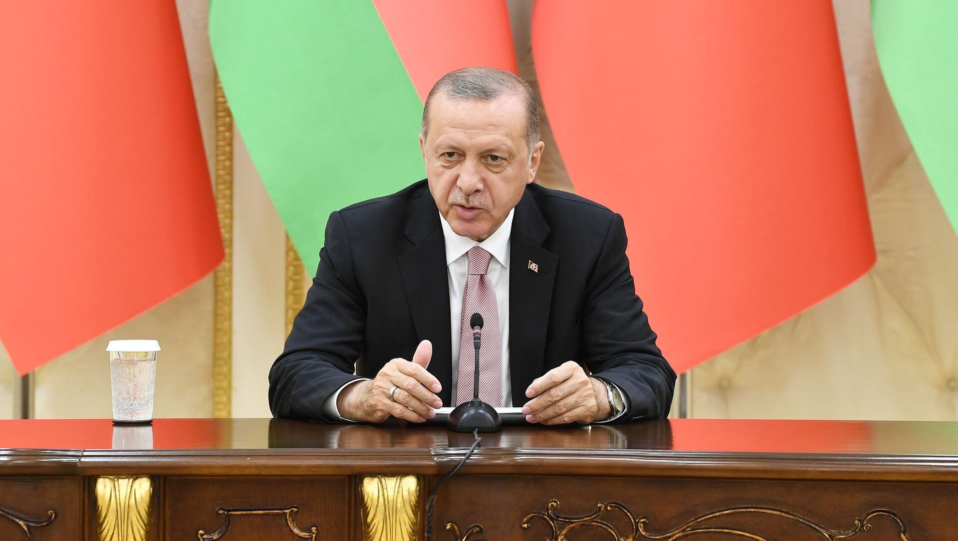 Выступление президента Турции Реджепа Тайипа Эрдогана - Sputnik Азербайджан, 1920, 16.06.2021