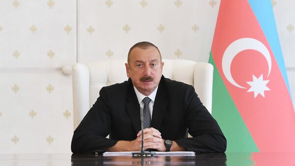 Azərbaycan Respublikasının prezidenti İlham Əliyev - Sputnik Азербайджан