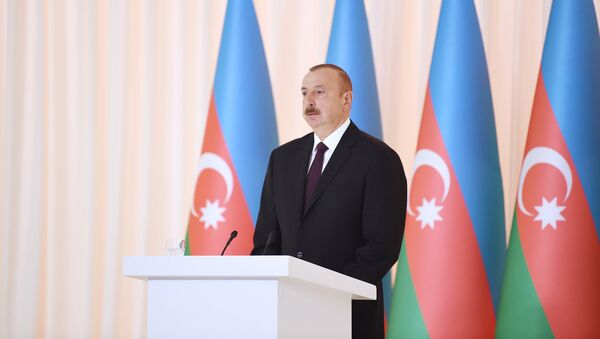 Президент Азербайджанской Республики Ильхам Алиев, фото из архива - Sputnik Азербайджан