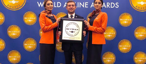 Британское консалтинговое агентство Skytrax наградило авиакомпанию AZAL в номинации Лучшая региональная авиакомпания в Центральной Азии и Индии - Sputnik Азербайджан