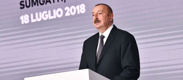 Президент Азербайджана Ильхам Алиев Президент Азербайджана Ильхам Алиев - Sputnik Азербайджан