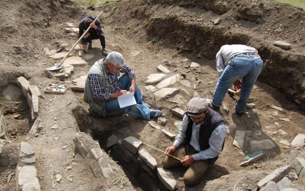 Археологические раскопки в Губинском районе - Sputnik Азербайджан