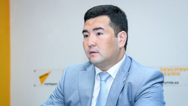 Руководитель представительства железных дорог Казахстана в европейских странах СНГ Гайдар Абдикеримов - Sputnik Азербайджан