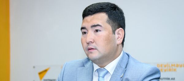 Руководитель представительства железных дорог Казахстана в европейских странах СНГ Гайдар Абдикеримов Руководитель представительства железных дорог Казахстана в европейских странах СНГ Гайдар Абдикеримов - Sputnik Азербайджан