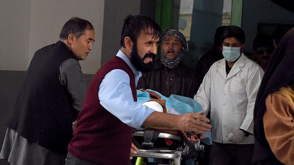 Эвакуация раненных в Кабуле,фото из архива - Sputnik Азербайджан