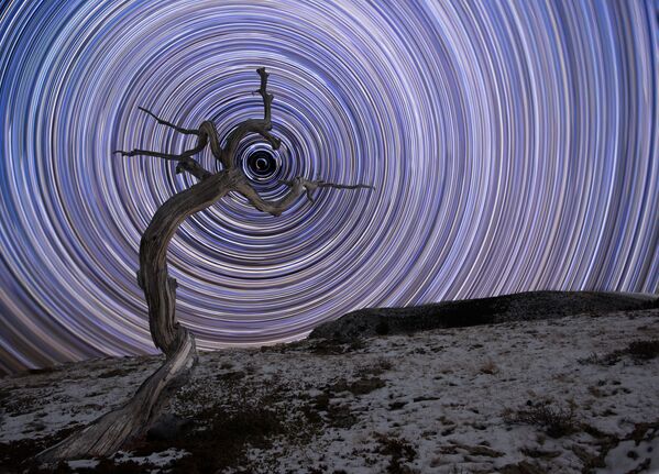 Работа Holding Due North фотографа Jake Mosher, вошедшая в шорт-лист конкурса Insight Investment Astronomy Photography of the Year 2018 - Sputnik Азербайджан