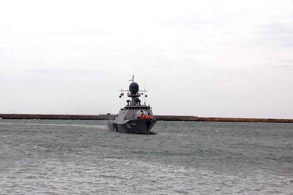Военные корабли России прибыли в Баку Военные корабли России прибыли в Баку - Sputnik Азербайджан