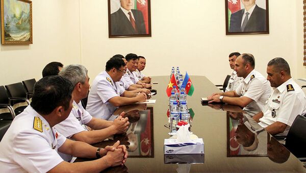 Состоялась встреча делегаций ВМС Азербайджана и Вьетнама - Sputnik Азербайджан