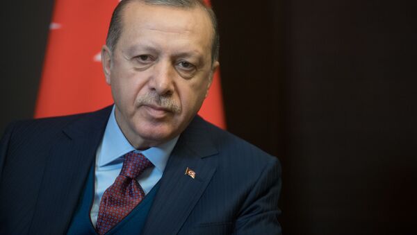 Президент Турции Реджеп Тайип Эрдоган - Sputnik Azərbaycan