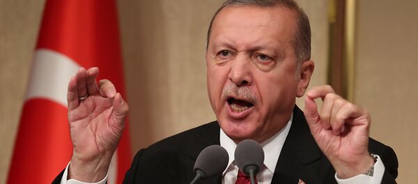 Президент Турецкой Республики Реджеп Тайип Эрдоган - Sputnik Азербайджан