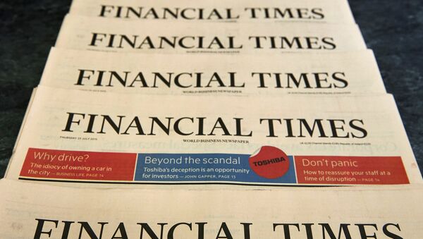 Международная деловая газета Financial Times - Sputnik Azərbaycan