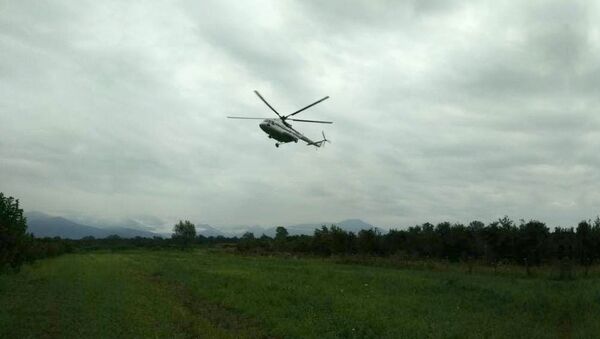 Fövqəladə Hallar Nazirliyinin Aviasiya dəstəsinin Mi-17 helikopteri şimal-qərb bölgəsində - Sputnik Azərbaycan