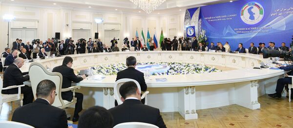 V Саммит глав государств прикаспийских стран V Саммит глав государств прикаспийских стран - Sputnik Азербайджан