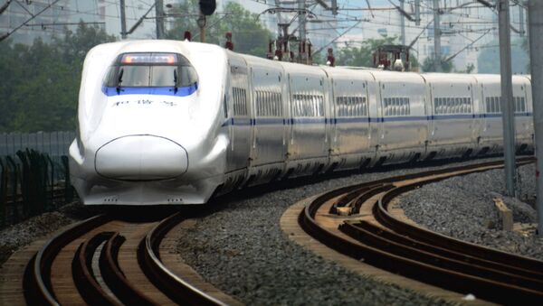 Скоростной поезд, фото из архива - Sputnik Азербайджан