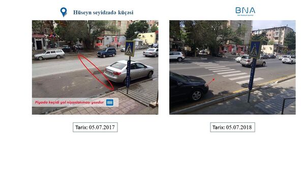 Недостатки, выявленные в результате анализа пешеходных переходов, устранены - Sputnik Азербайджан