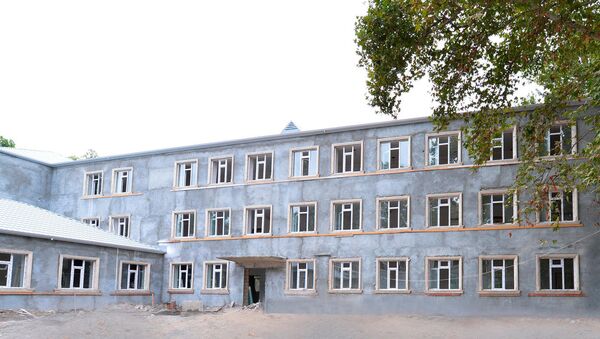 Строительство нового здания для школы - Sputnik Азербайджан