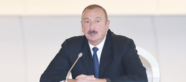 Президент Азербайджанской Республики Ильхам Алиев Президент Азербайджанской Республики Ильхам Алиев - Sputnik Азербайджан