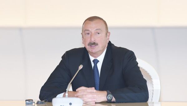 Президент Азербайджанской Республики Ильхам Алиев - Sputnik Азербайджан