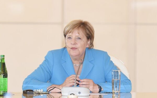 Федеральный канцлер Федеративной Республики Германия Ангела Меркель - Sputnik Азербайджан