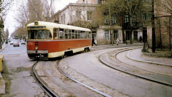 Трамвай в Баку, 1984 год - Sputnik Азербайджан