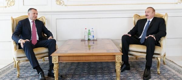 Президент Ильхам Алиев принял верительные грамоты новоназначенного посла Грузии в Азербайджане - Sputnik Азербайджан