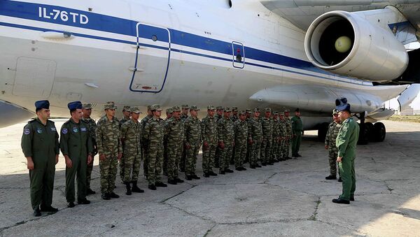 Авиация ВВС Азербайджана отправилась в Турцию для участия в учениях Сокол ТурАз - 2018 - Sputnik Азербайджан