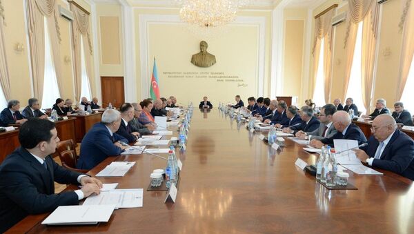 Совещание под председательством премьер-министра Азербайджана Новруза Мамедова. Баку, 31 августа 2018 года - Sputnik Азербайджан