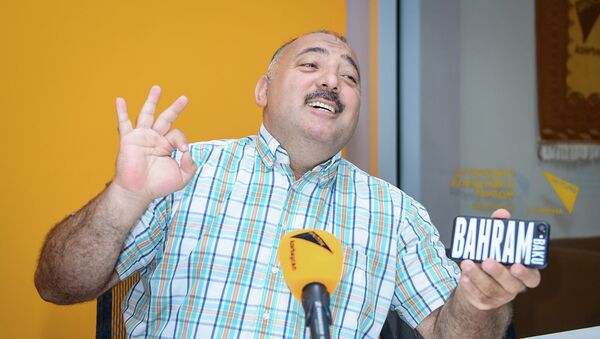 Актер Бахрам Багирзаде в студии Sputnik Азербайджан - Sputnik Азербайджан