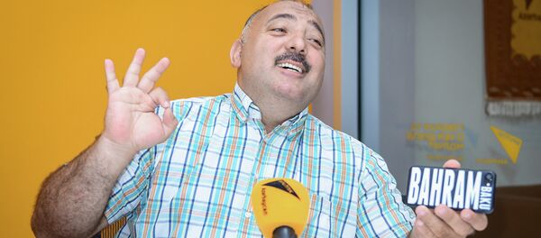 Актер Бахрам Багирзаде в студии Sputnik Азербайджан - Sputnik Азербайджан