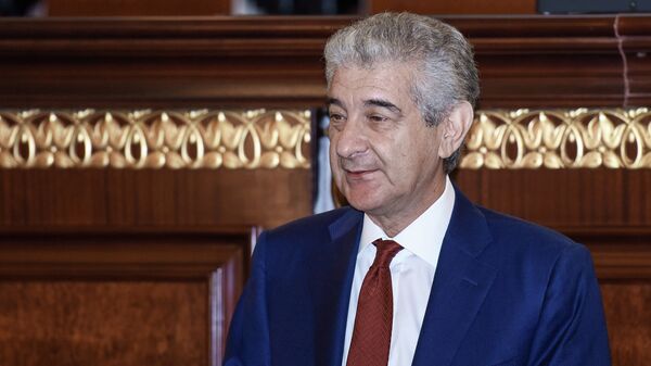 Вице-премьер, председатель Национального координационного совета по устойчивому развитию Али Ахмедов - Sputnik Azərbaycan