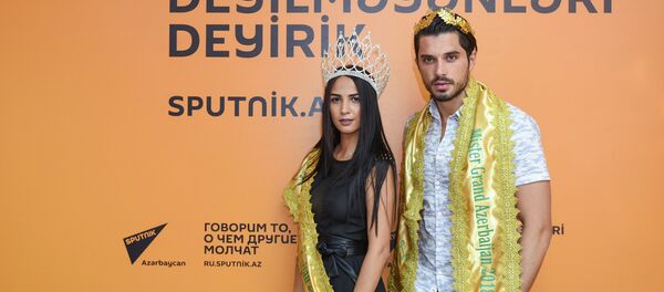 Miss/Mister Grand Azerbaijan Айша Гараева и Нуру Ахмедов Miss/Mister Grand Azerbaijan Айша Гараева и Нуру Ахмедов - Sputnik Азербайджан