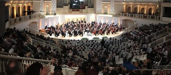 В Москве прошел торжественный вечер в честь 100-летия Гара Гараева В Москве прошел торжественный вечер в честь 100-летия Гара Гараева - Sputnik Азербайджан